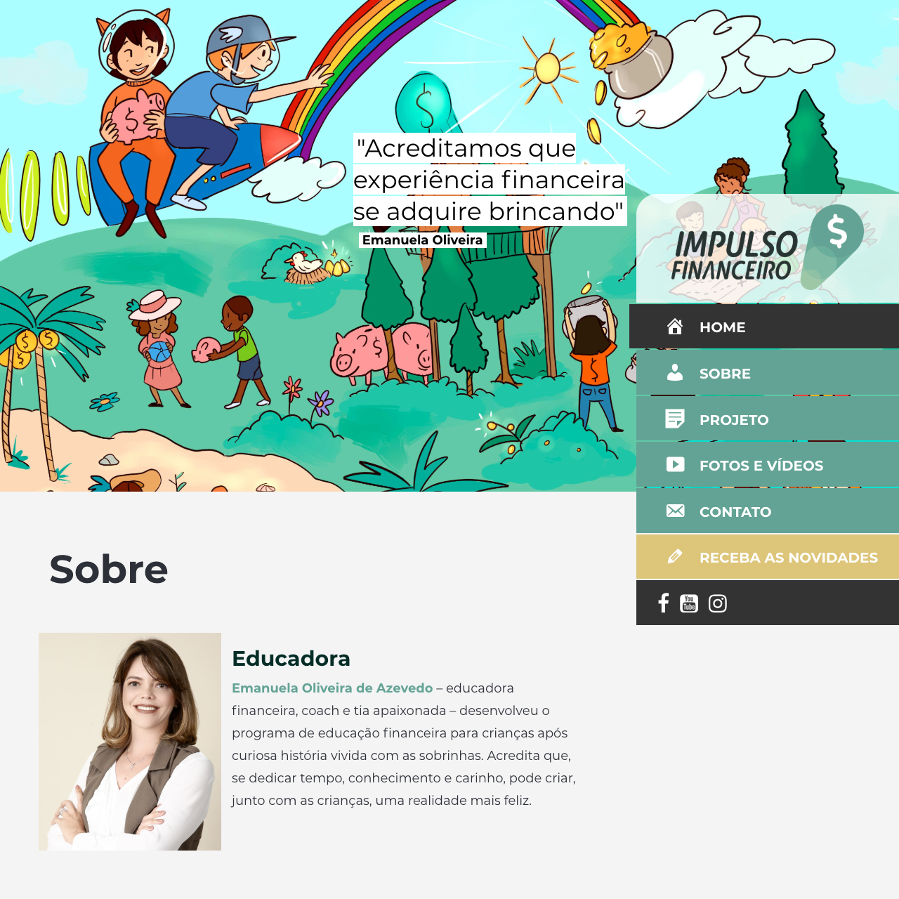 Portfólio - Alvetti Comunicação - Site Impulso Financeiro